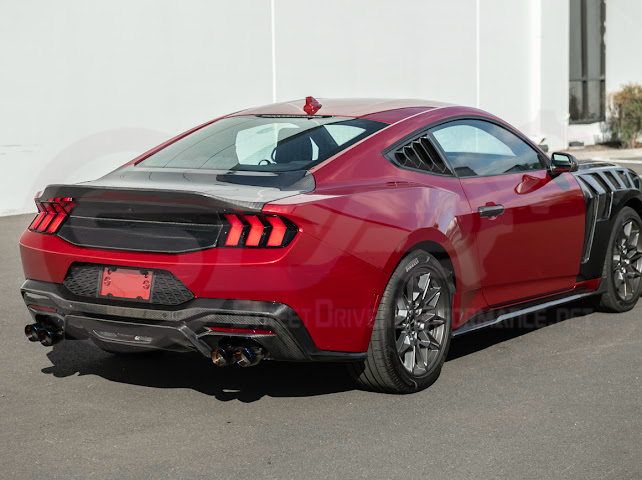 2024-UP FORD MUSTANG S650 | REAR LICENSE PLATE FRAME TRIM COVER